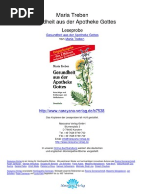 Gesundheit Aus Der Apotheke Gottes Maria Treben 07538 2allgemeiner