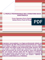 Il Profilo Professionale Dell'operatore Socio-Assistenziale