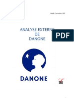 Analyse Externe Danone Cha