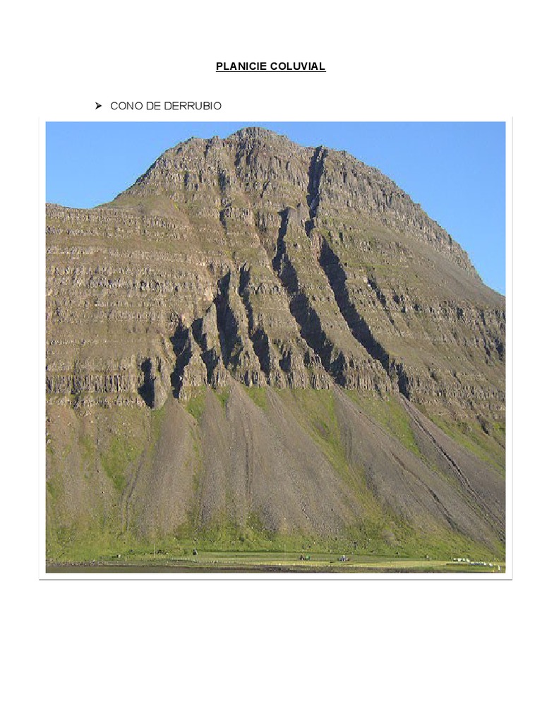 Planicie Coluvial | PDF