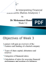 MBA7001 Week 3.2 Financial Ratios 1