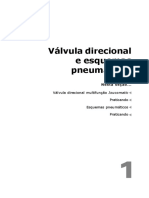 Válvula direcional multifunção e esquemas pneumáticos