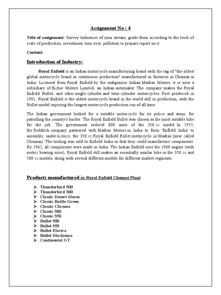Assignment No 4 | PDF | Economies | Business