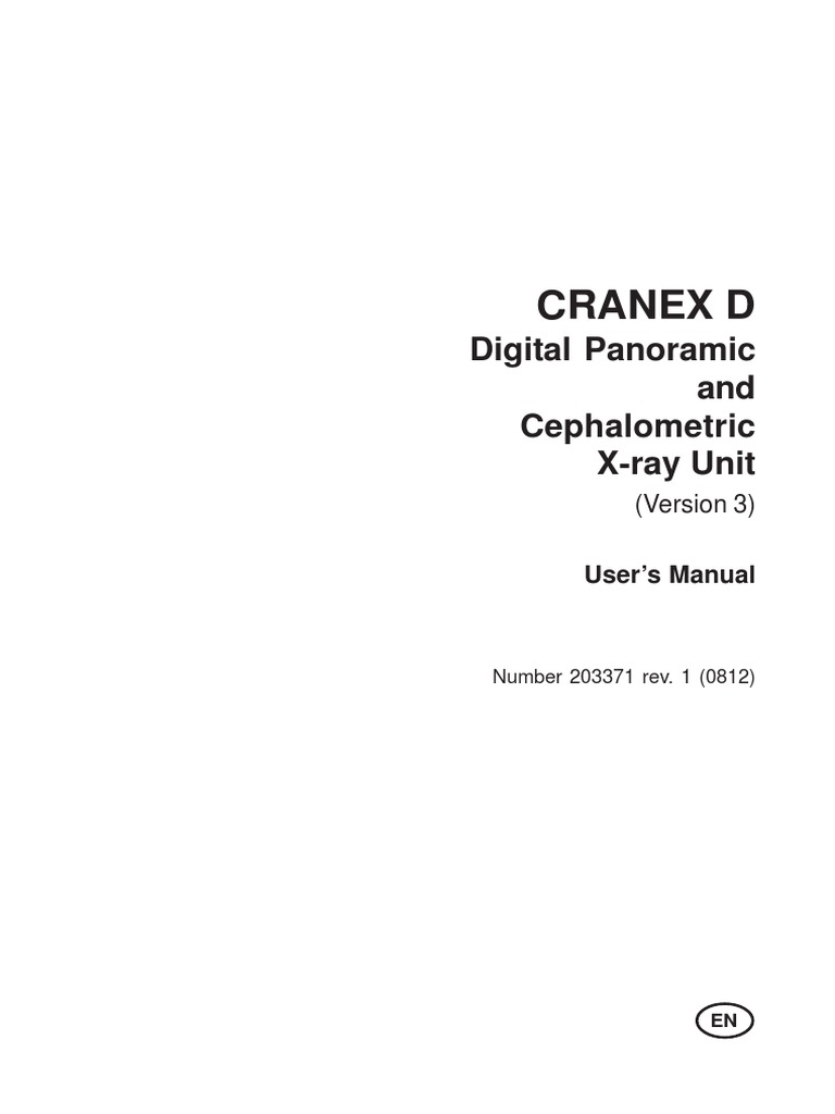 Cranex D User Guide | PDF | Exposure (Photography) | Graphical User ...