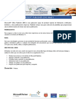 Publisher 2016 Nivel 1 PDF