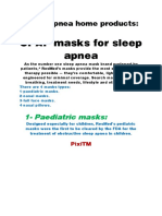 Sleep Apnea Home Products English