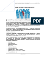 3ra - Marketing Personal. Prefil Profesional