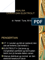 Analisa Cairan Dan Elektrolit