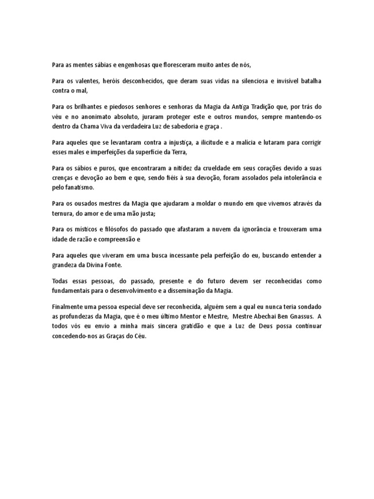Magia: Sabedoria e Tradição Antiga | PDF | Entropia | Sabedoria