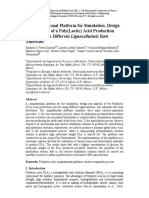 A Computational Platform For Simulation, Design and Analysis of A Poly (Lactic) Acid Production Process From Different Lignocellulosic Raw Materials