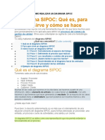 Como Realizar Un Diagrama Sipoc