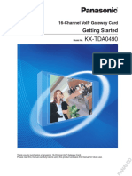 KX TDA0490 Started PDF