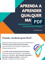 Aprenda A Aprender Qualquer Matéria PDF