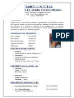 CURRICULUM VITAE Vero Cevallos