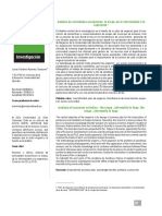 Analisis de Actividades Económicas. La Arepa, de La Informalidad A La Esperanza