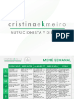 Menu Nutricional Sr. Nelson