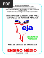 AREA DE CIENCIAS DA NATUREZA - EJA