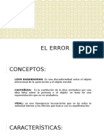 Acto Juridico El Error