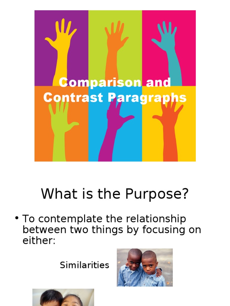 Compare and Contrast Paragraphsonlineversion.ppt | Quilt | Quilting