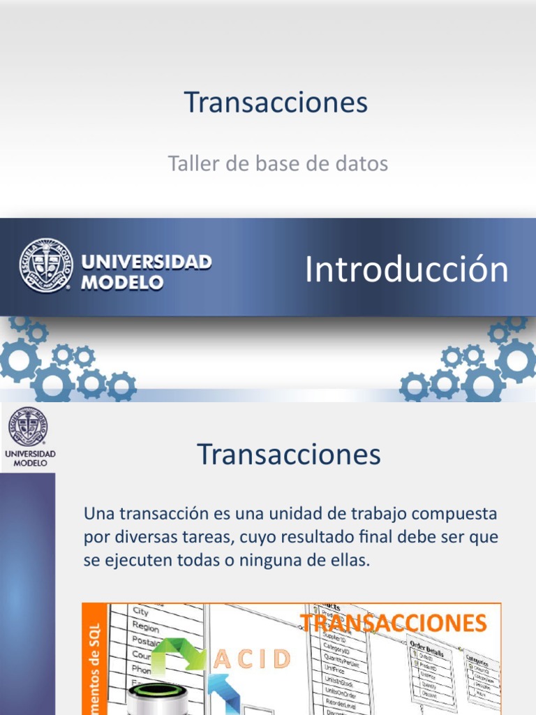 Control de Transacciones en SQL | PDF | Servidor SQL de Microsoft | SQL