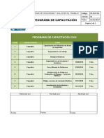 PR-SSST-03- PROGRAMA DE CAPACITACION