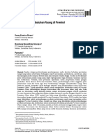 Kajian Alokasi Kebutuhan Ruang Di Provinsi PDF