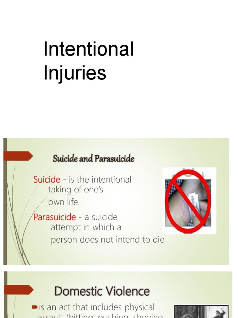 Health Intentional Injuries 2