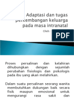 Adaptasi Dan Tugas Perkembangan Keluarga Pada Masa Intranatal