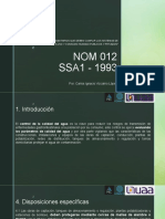 NOM 012 SSA1 - 1993