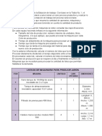 2.3 Dimensionamiento de La Estación de Trabajo.