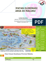 Percepatan Eliminasi Malaria Maluku Namlea  