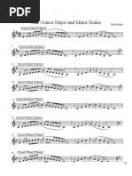 Clarinet And Bass Clarinet Scales Pdf Musical Scales Elements Of Music