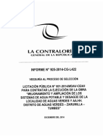 Informe - Control - 925-2014-CG - L422 - AGUA POTABLE AGUAS VERDES