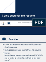 Como Escrever um Resumo