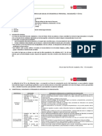 Programacion Anual de DPCC - 1 Año