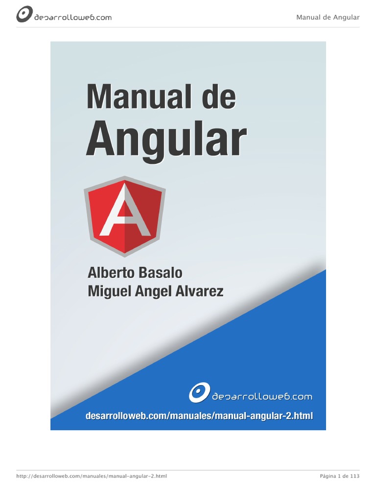 Manual de Angular PDF | PDF | Script Java | Archivo de computadora