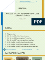 Kegiatan 6. Analisis Modul Kepemimpinan Dan Kewirausahaan