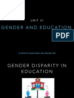 Gender Disparity in Education PPT