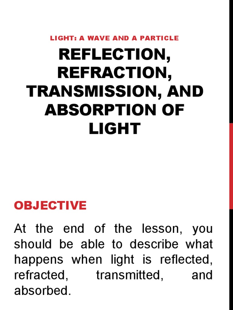 Light Reflection and Refraction Overview | PDF | Reflection (Physics ...