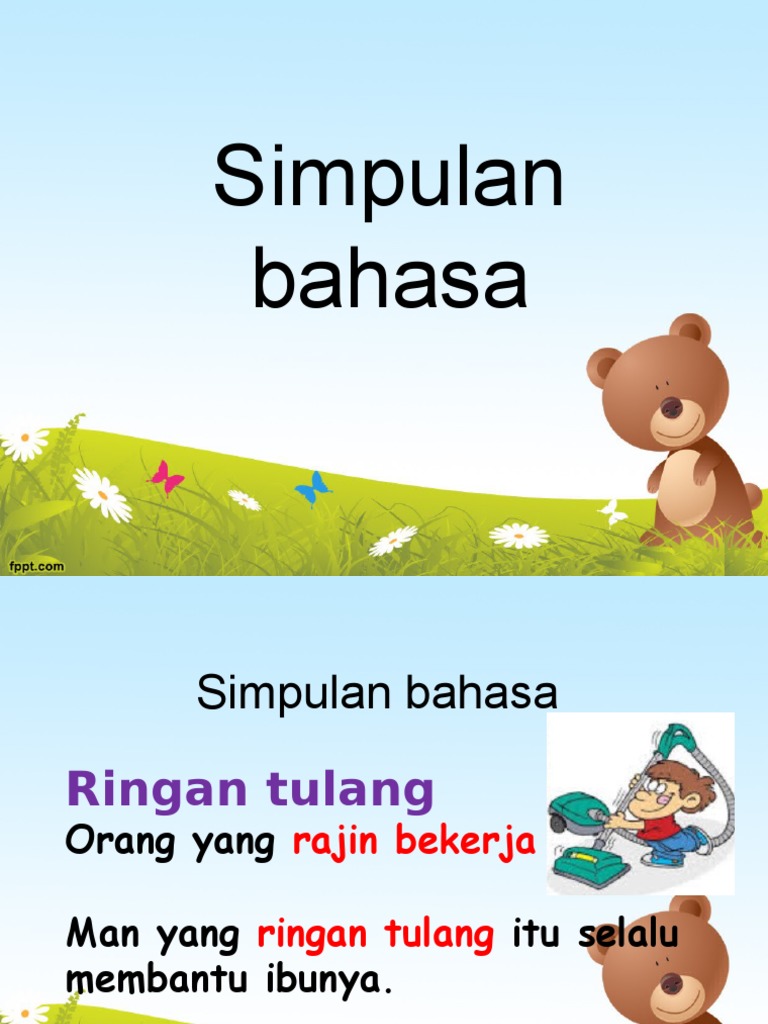 Simpulan Bahasa Part 3 Pdf