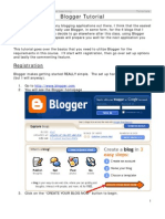 Blogger Tutorial