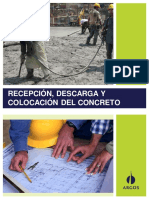 Recepción, Descarga y Colocación Del Concreto PDF