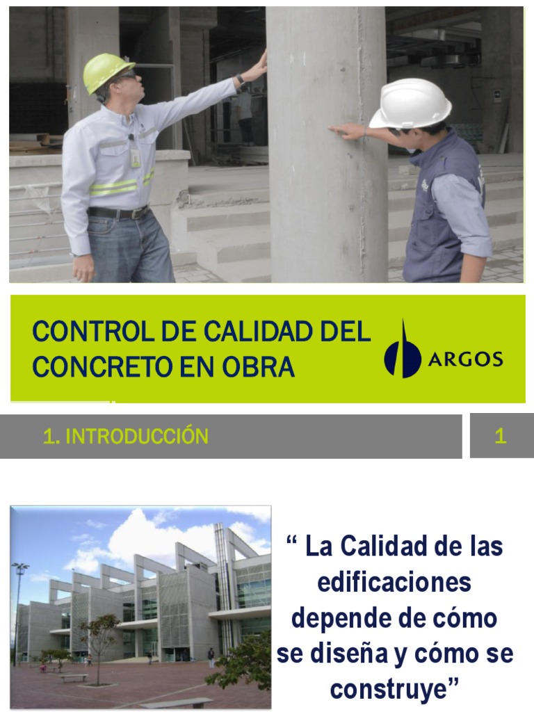 Control de Calidad de Concreto en Obra PDF | Descargar gratis PDF ...
