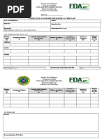 QWP-FROO-06 Annex 28 CAPA Plan Rev 01