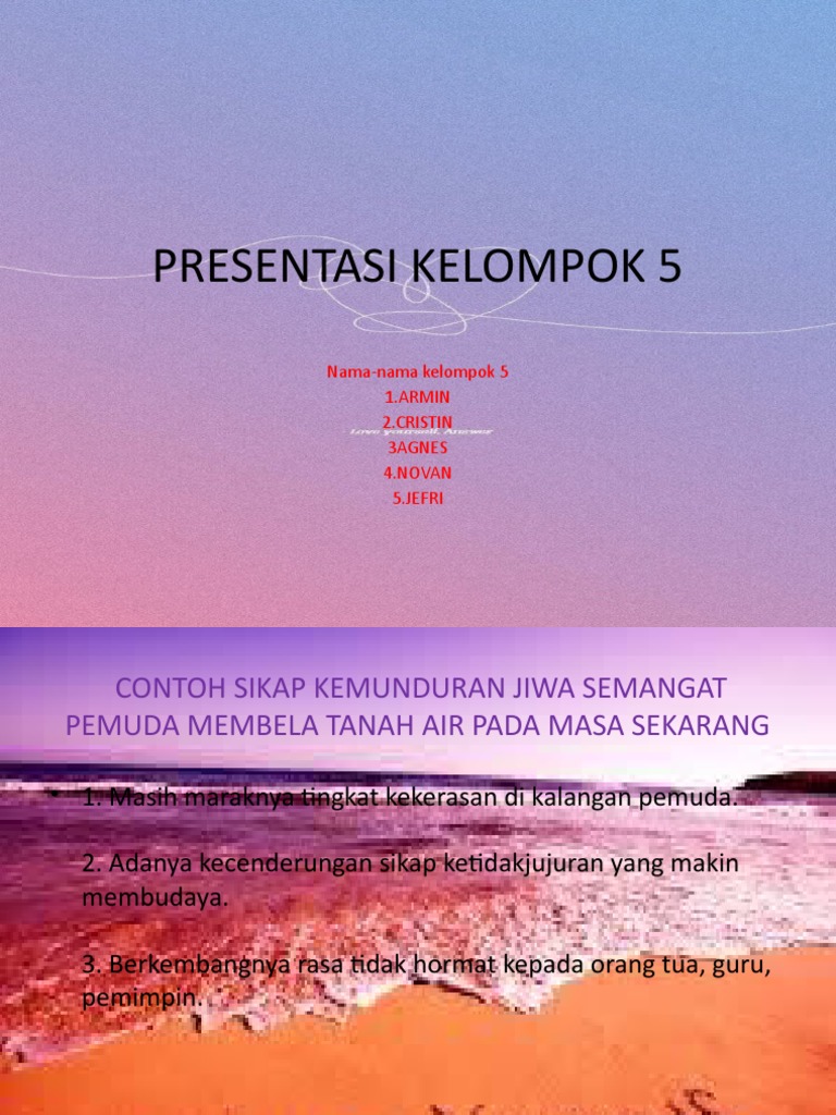 Presentasi Kelompok 5 | PDF