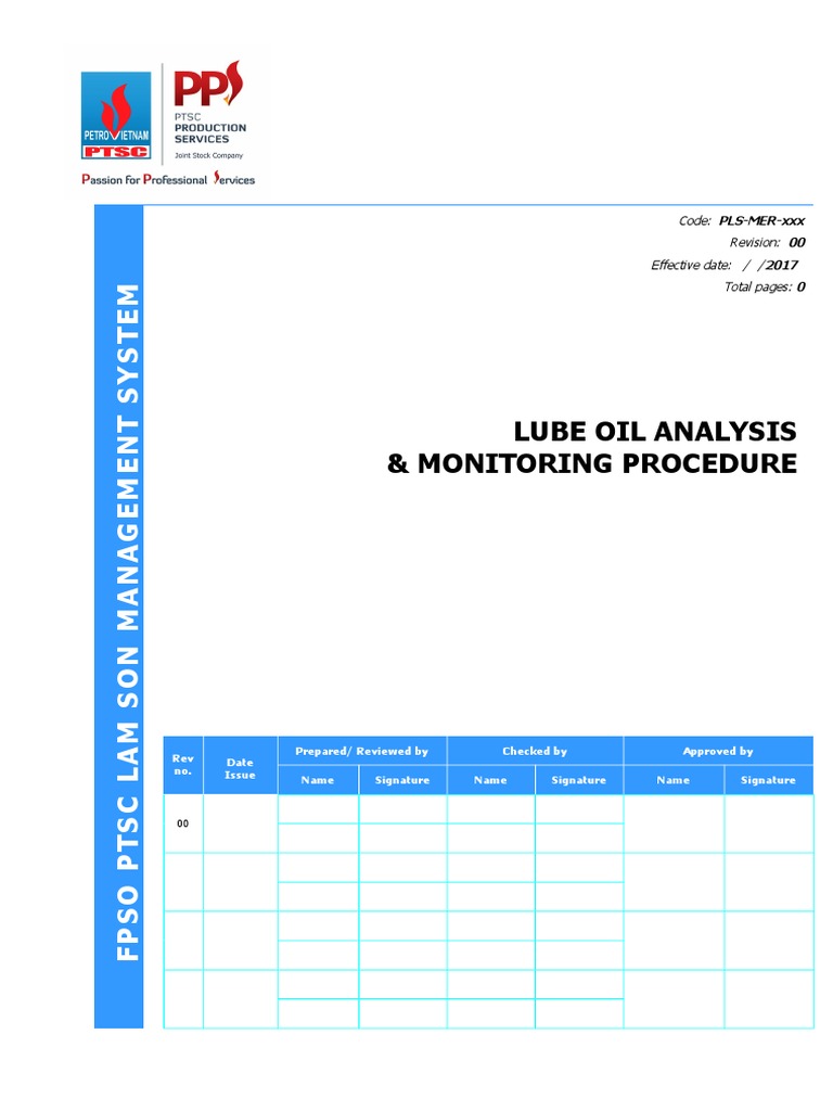 Lube Oil Analysis and Monitoring Guide | PDF | Motor Oil | Bearing ...