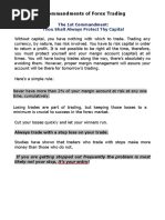Forex Trading Commandments Guide to Protecting Capital & Achieving Profits