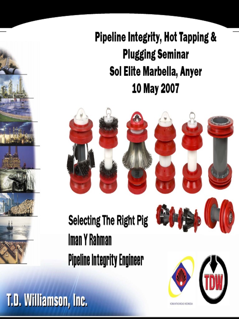 Selecting Pigs for Pipeline Integrity | PDF | Pipeline Transport ...