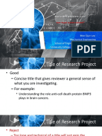 Research Proposal Assessment Criteria