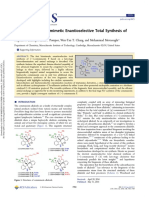 Convergent and Biomimetic Enantioselective Total Synthsis of (-) - Communesin F